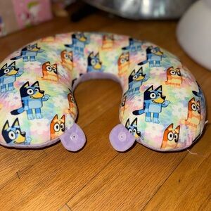 Bluey-Colorful Character Kids travel Neck Pillow